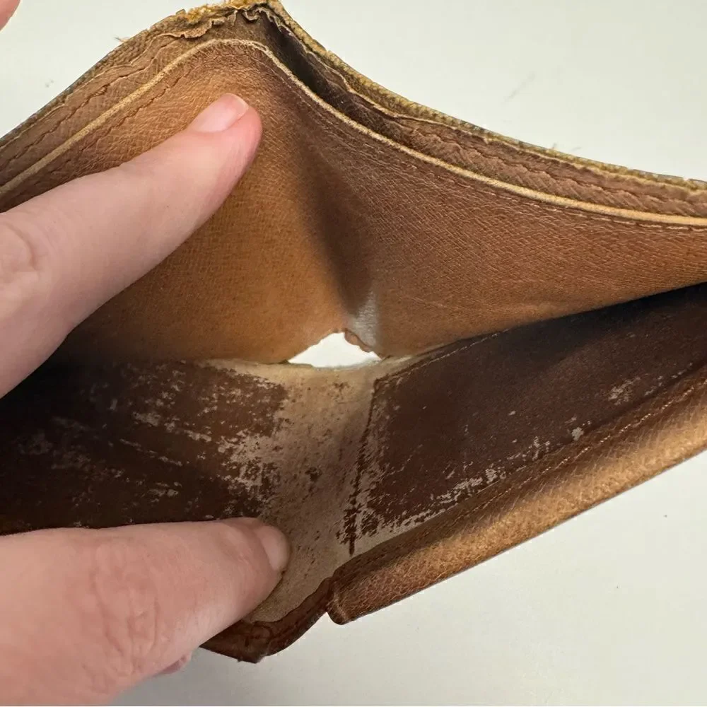 LV Louis Vuitton Monogram Bi-Fold Portefeuille Marco Men’s Wallet CA1903